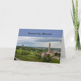 Frihetminnesmärke och BMA-byggnad, Kansas City, MO Kort