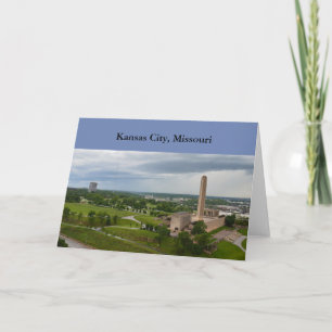 Frihetminnesmärke och BMA-byggnad, Kansas City, MO Kort