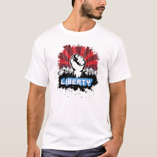 Frihetnäve med logotypen t shirt