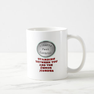 frihetplågan kontrollerar kaffemugg