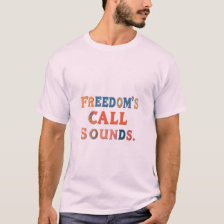 Frihets upprop Ljud T Shirt