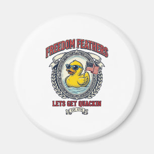 Frihetsand Patriotisk Vintagehumor Magnet