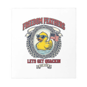 Frihetsand Retro Patriotisk humor Anteckningsblock