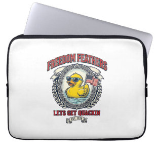 Frihetsand Retro Patriotisk humor Laptop Fodral