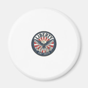 Frihetsäventyrs Patriotiska Patriotiska Pulpbok Co Magnet