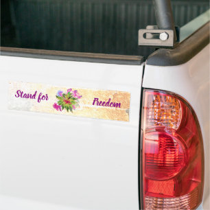 Frihetsbalsam Bouquet Bumper Sticker Bildekal