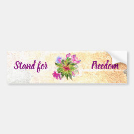 Frihetsbalsam Bouquet Bumper Sticker Bildekal