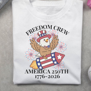 Frihetsbesättning 250-årsjubileum 4 juli t shirt