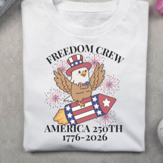 Frihetsbesättning 250-årsjubileum 4 juli t shirt