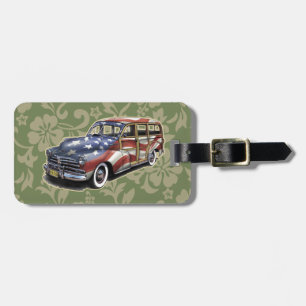 FrihetsCrusin hawaiansk träig design Bagagebricka