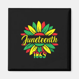 Frihetsdagen juni Afrikas amerikanske junde 1865 Magnet