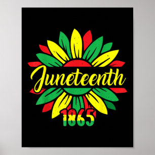 Frihetsdagen juni afroamerikansk Juneteenth 1865 Poster
