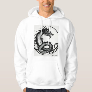 Frihetsduva Tattoo T-shirt Svart & Vit Orm..... Hoodie