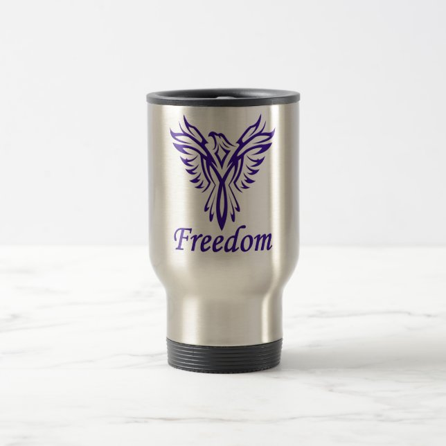 Frihetseagle mugg - välj stil & färg (Center)