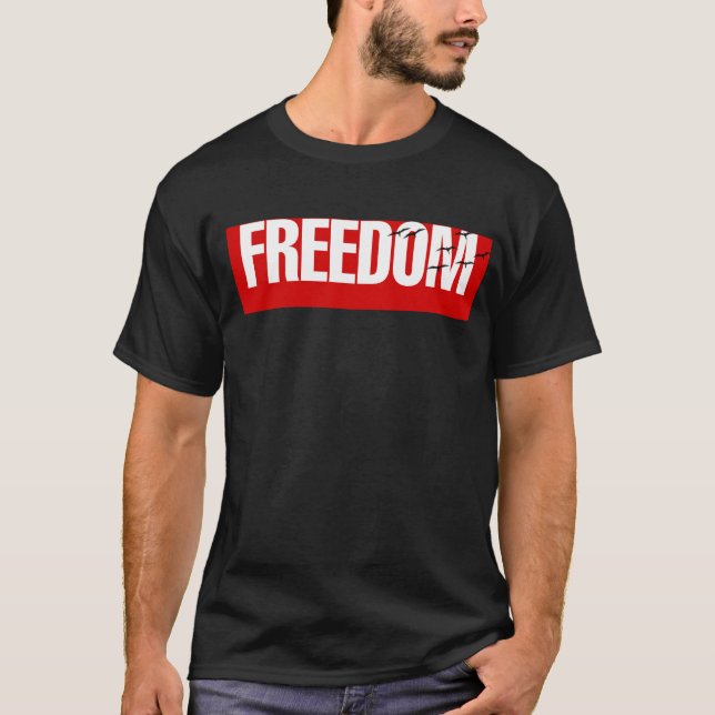 Frihetsfåglar T Shirt (Framsida)