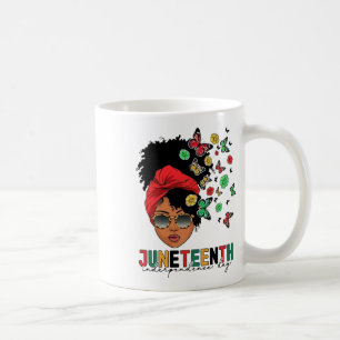 Frihetsfjäril Melanie Black Kaffemugg