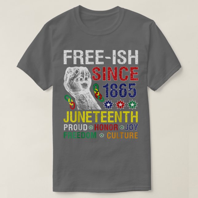 Frihetsfri sedan 1865 fri sill t shirt (Design framsida)