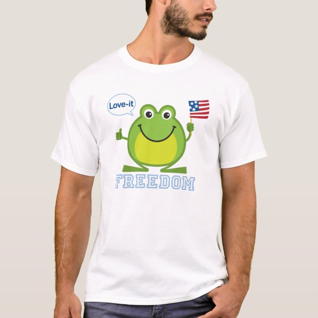 Frihetsgroda T-shirt (Framsida)