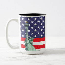 Frihetsgubben Mugg | USA Flag Koppar