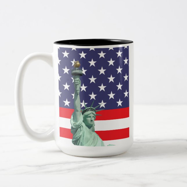 Frihetsgubben Mugg | USA Flag Koppar  (Vänster)