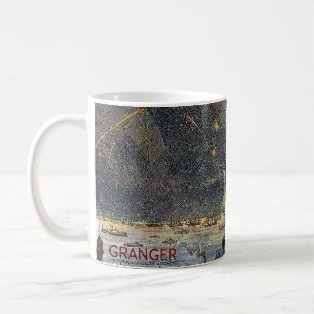 FRIHETSGUDINNAN 1886 KAFFEMUGG (Vänster)