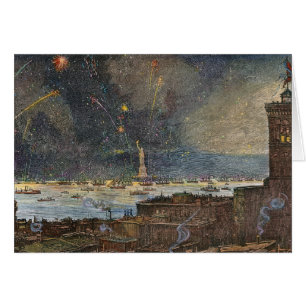 FRIHETSGUDINNAN, 1886 OBS KORT