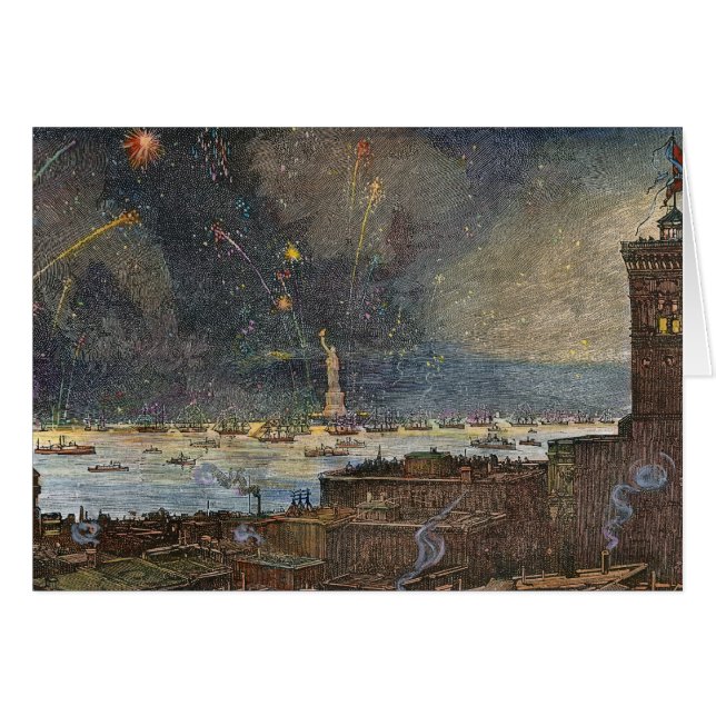 FRIHETSGUDINNAN, 1886 OBS KORT (Framsidan Horizontal)