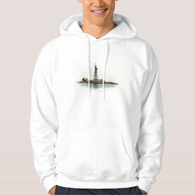 Frihetsgudinnan 1900 sweatshirt med luva (Framsida)