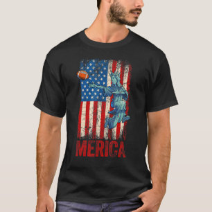 Frihetsgudinnan 4:e juli Kvinnor i Manar Amerika U T Shirt
