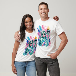 Frihetsgudinnan 4:e Juli T Shirt