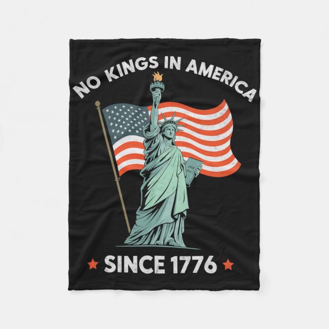 Frihetsgudinnan 4 juli: Kung i Amerika Sin Fleecefilt (Framsidan)