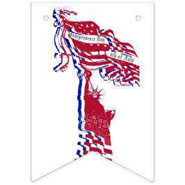 Frihetsgudinnan American Flagga och din text