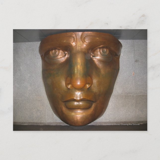 frihetsgudinnan Ansikte Vykort (Framsida)