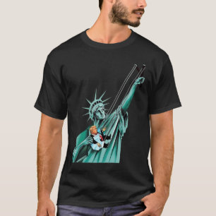 Frihetsgudinnan, Anti Trump, Rolig Politik T Shirt