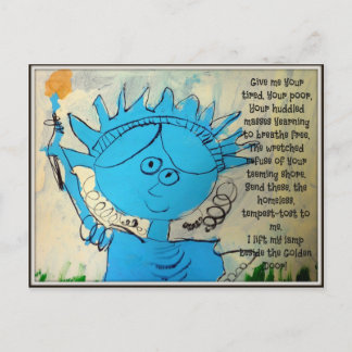 Frihetsgudinnan Art Vykort