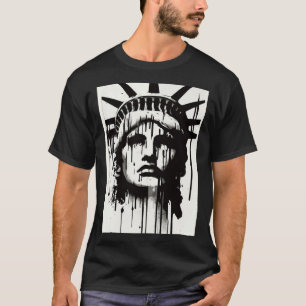 Frihetsgudinnan Artistic Rendering Dam Libert T Shirt