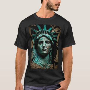 Frihetsgudinnan Artistic Rendering Dam Libert T Shirt