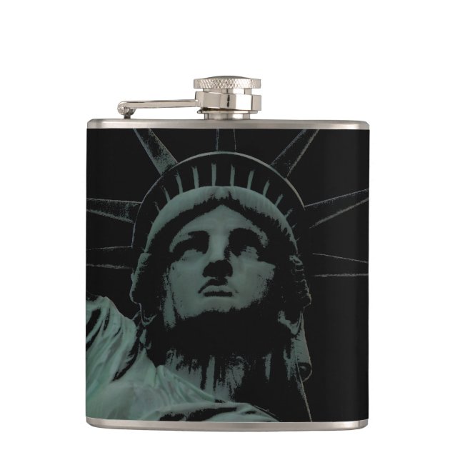 Frihetsgudinnan av New York Souvenir-kolv Fickplunta (Framsidan)