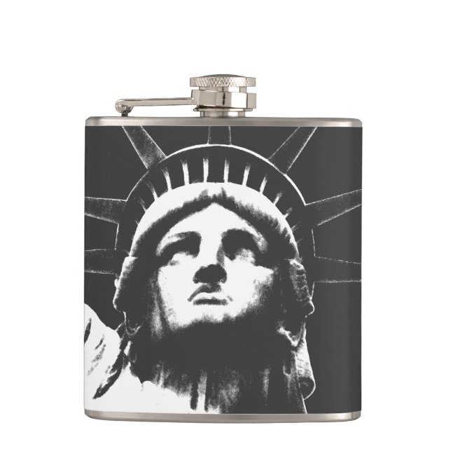 Frihetsgudinnan av New York Souvenir-kolv Fickplunta (Framsidan)
