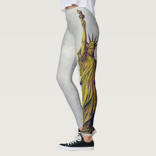 Frihetsgudinnan, Bartholdi-statyn Leggings