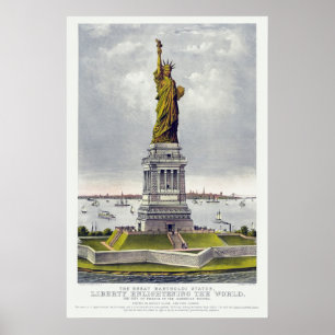 Frihetsgudinnan, Bartholdi-statyn Poster