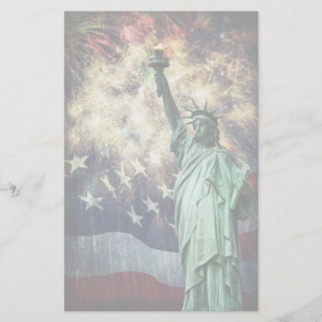 Frihetsgudinnan Brevpapper (Framsida)