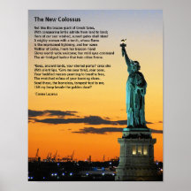 Frihetsgudinnan Dikt, New Colossus