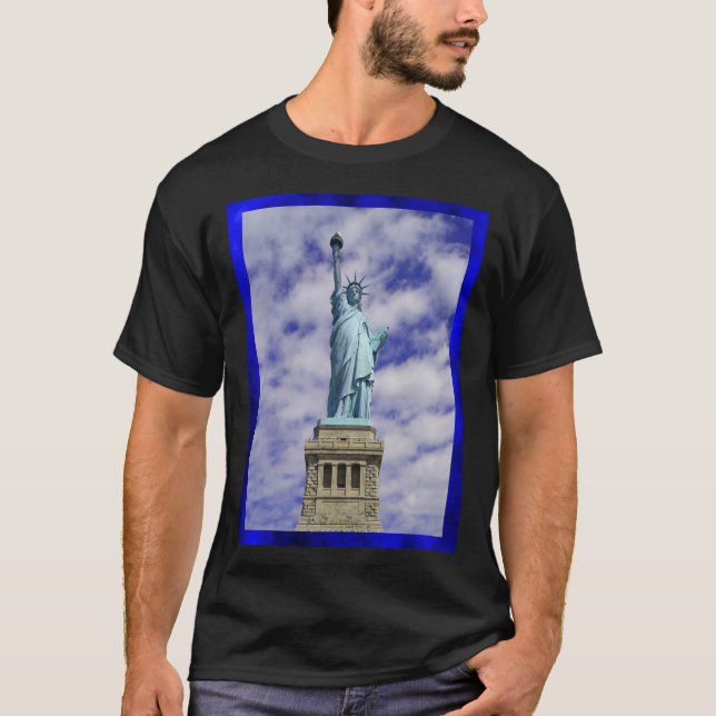 Frihetsgudinnan, Ellis Island, New York T-shirt (Framsida)