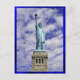 Frihetsgudinnan, Ellis Island, New York Vykort