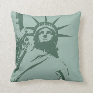 Frihetsgudinnan för den New York souvenir NY Kudde