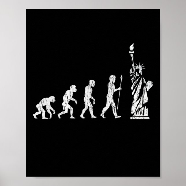 Frihetsgudinnan för mänsklig utveckling fortsätter poster (Framsidan)