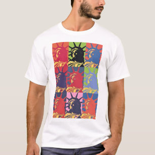 Frihetsgudinnan för popkonst t shirt