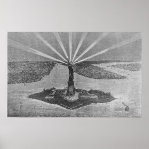 Frihetsgudinnan, från 'Grafik' Poster
