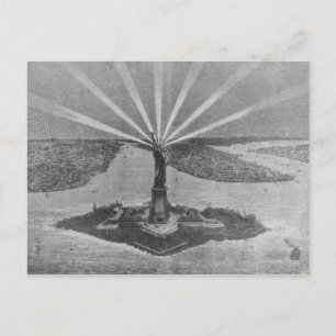 Frihetsgudinnan, från 'Grafik' Vykort